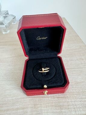 Cartier Juste Un Clou JUC Ring, Small Model in Rose Gold